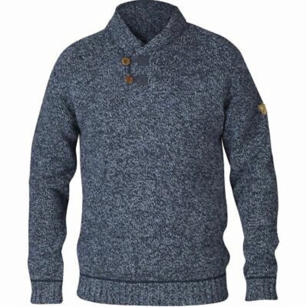 Fjallraven Men’s NWT Lada Navy Blue Sweater Large
